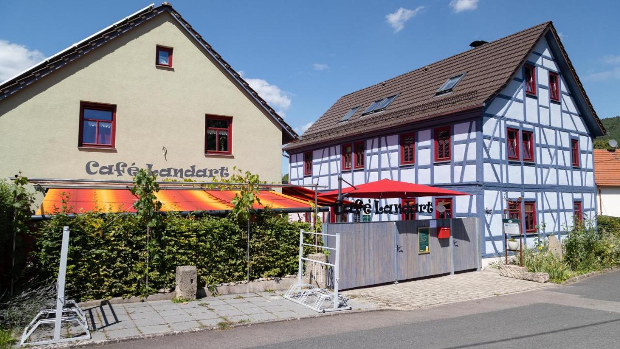 Apartamento Café Landart im Thüringer Finistère Plaue  Exterior foto