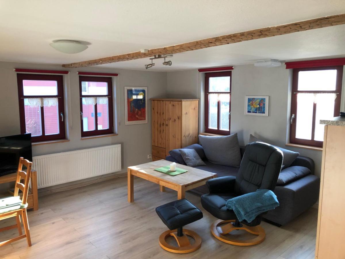 Apartamento Café Landart im Thüringer Finistère Plaue  Exterior foto