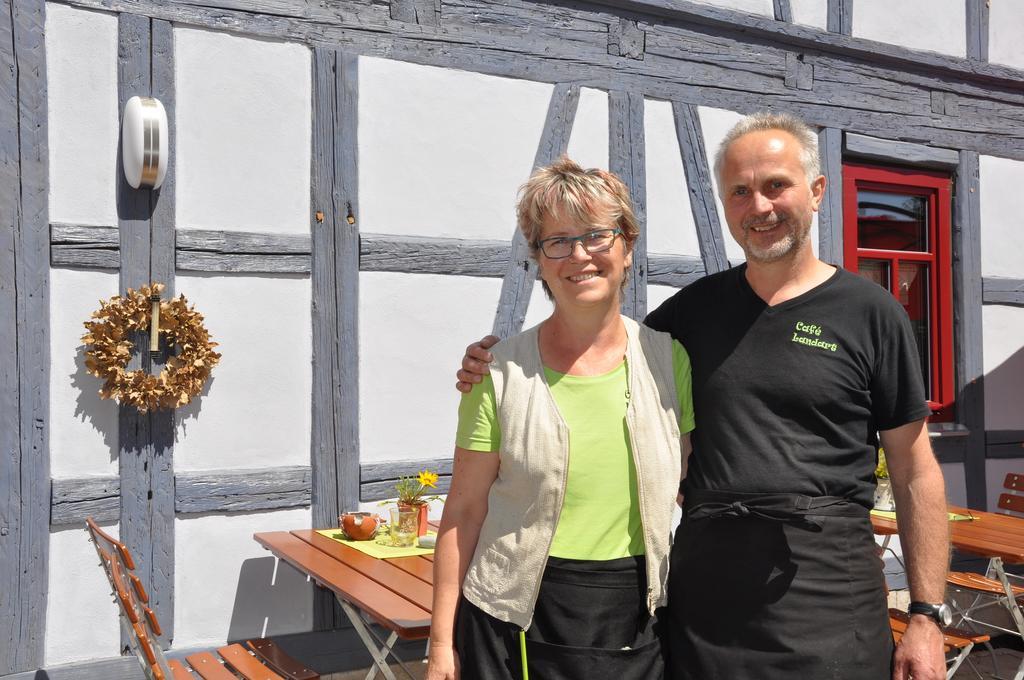 Apartamento Café Landart im Thüringer Finistère Plaue  Exterior foto