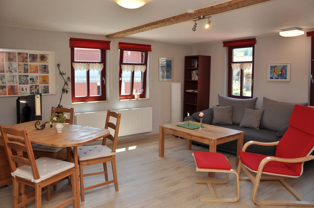 Apartamento Café Landart im Thüringer Finistère Plaue  Habitación foto