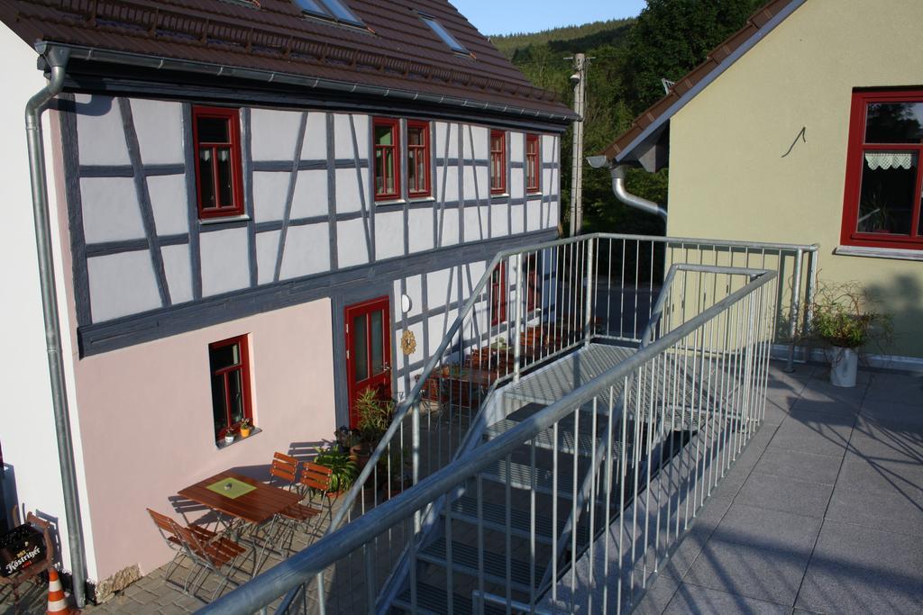 Apartamento Café Landart im Thüringer Finistère Plaue  Habitación foto