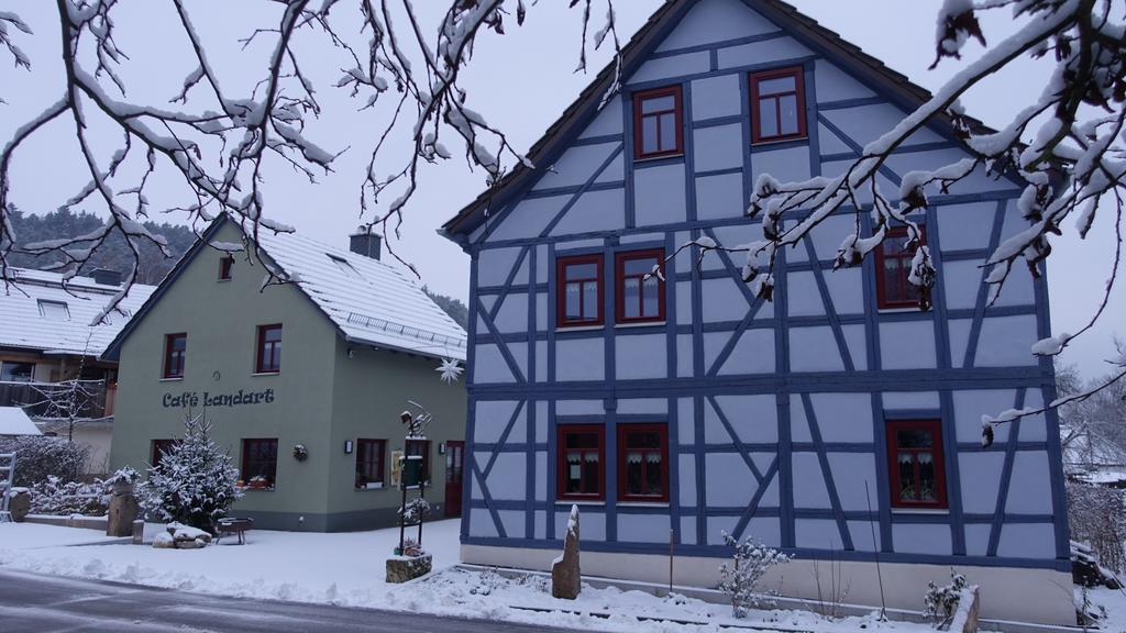 Apartamento Café Landart im Thüringer Finistère Plaue  Exterior foto