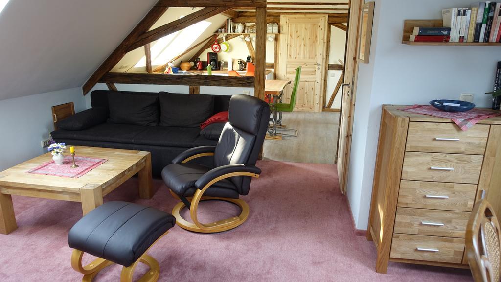 Apartamento Café Landart im Thüringer Finistère Plaue  Exterior foto