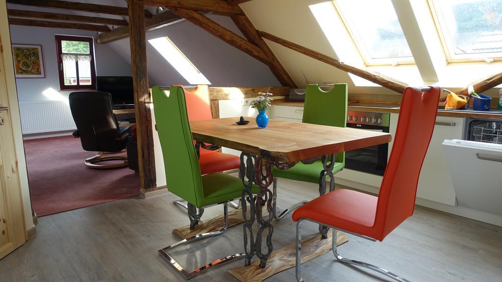 Apartamento Café Landart im Thüringer Finistère Plaue  Exterior foto