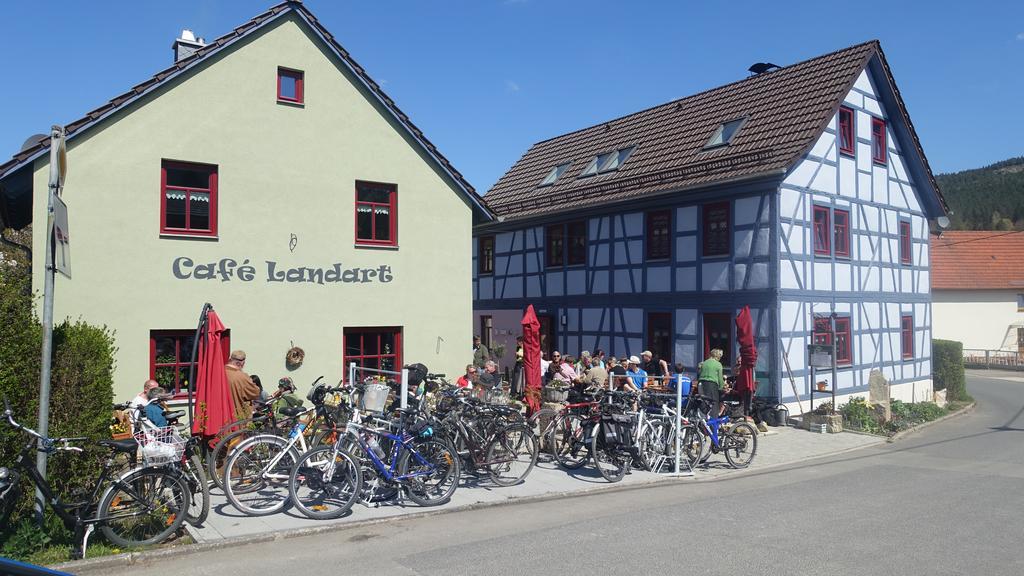 Apartamento Café Landart im Thüringer Finistère Plaue  Exterior foto