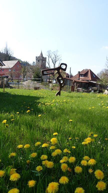 Apartamento Café Landart im Thüringer Finistère Plaue  Exterior foto