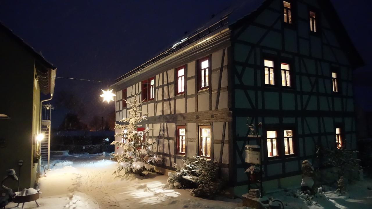 Apartamento Café Landart im Thüringer Finistère Plaue  Exterior foto